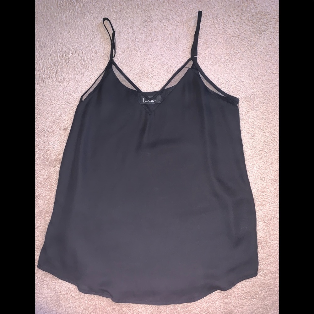 Lulu’s Sweet Fling Blouse / Mesh Tank top